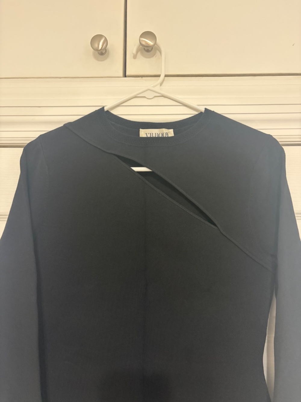 Victoria Beckham VB Body Long Sleeve Jersey Top